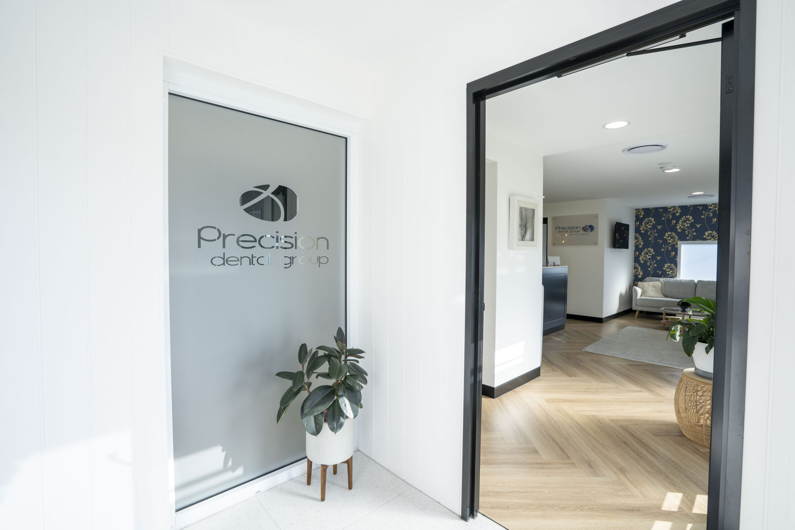 Precision Dental Group on the Gold Coast's waiting area.